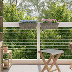 Cesta Colgante para Plantas 2 pcs Gris 48 x 22 x 15 cm