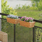 Hanging Plant Basket 2 pcs Grey 48 x 22 x 15 cm