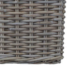 Cesta para Plantas con almacenamiento 2 pcs Gris Ratan Lacak