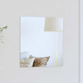 Espejo de pared Cuadrado 40 x 40 cm vidrio templado