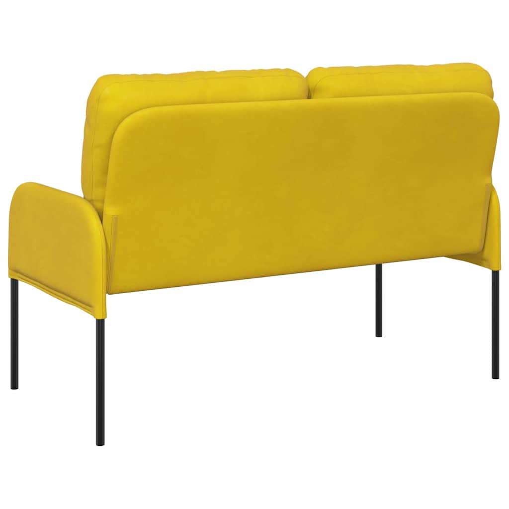Sofás con cojín 110cm Amarillo Madera contrachapada