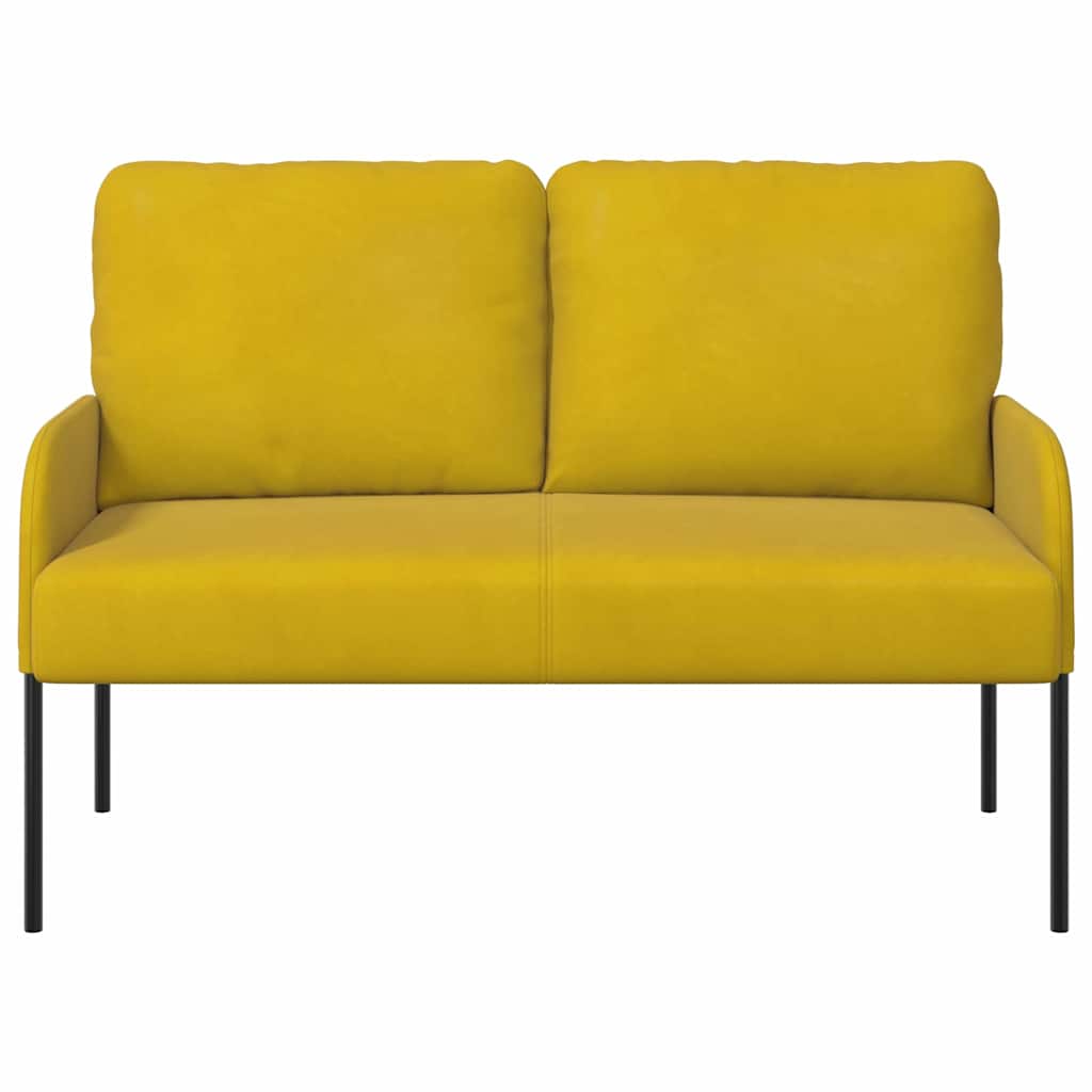 Sofás con cojín 110cm Amarillo Madera contrachapada