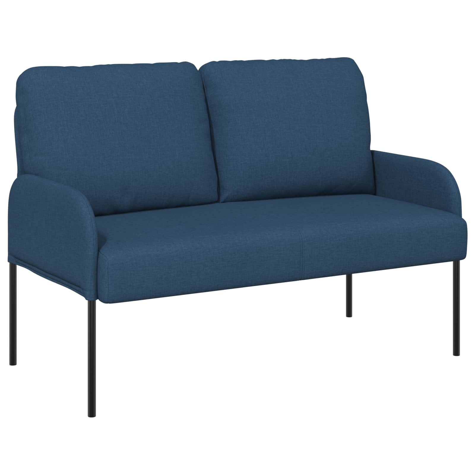 Juegos de sofás con cojín 3 pcs Azul 115 x 56 x 80 cm