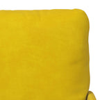 Juegos de sofás con cojín 3 pcs Amarillo 115 x 56 x 80 cm