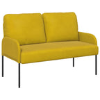Juegos de sofás con cojín 3 pcs Amarillo 115 x 56 x 80 cm