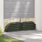 Sacos de arena 10 pcs Verde 120 x 27 cm HDPE