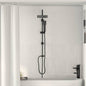 Black Shower System 47 x 20 x 95 cm Stainless steel