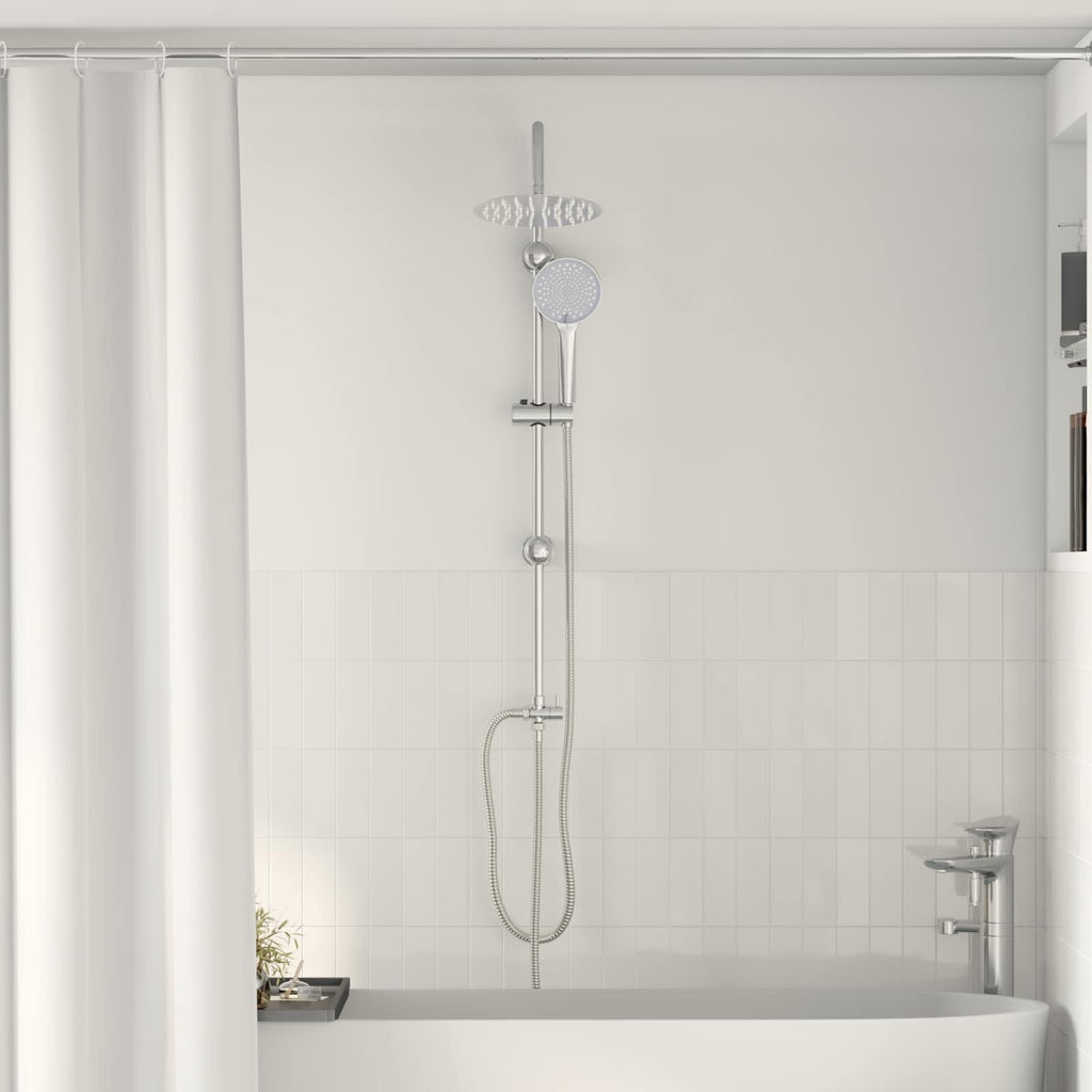 Sistema de Ducha Negro 47 x 20 x 95 cm Acero inoxidable