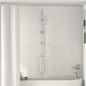 Black Shower System 47 x 20 x 95 cm Stainless steel