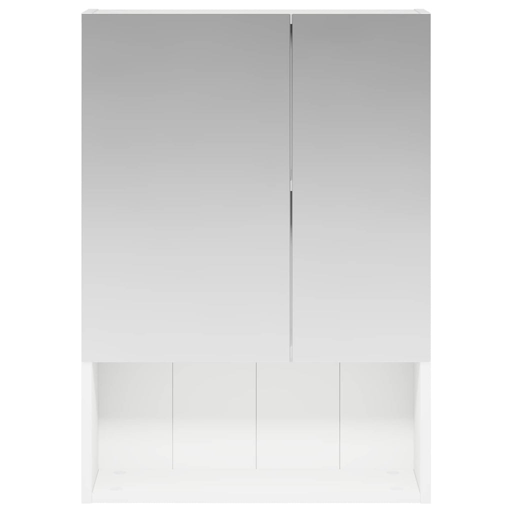 Armario con espejo de baño con estante 50 x 14,5 x 70 cm
