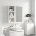 Armario de pared para baño 20 x 10 x 50 cm Madera de ingeniería