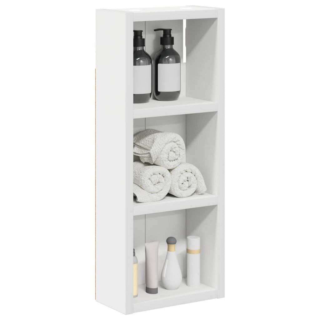 Armario de pared para baño 20 x 10 x 50 cm Madera de ingeniería