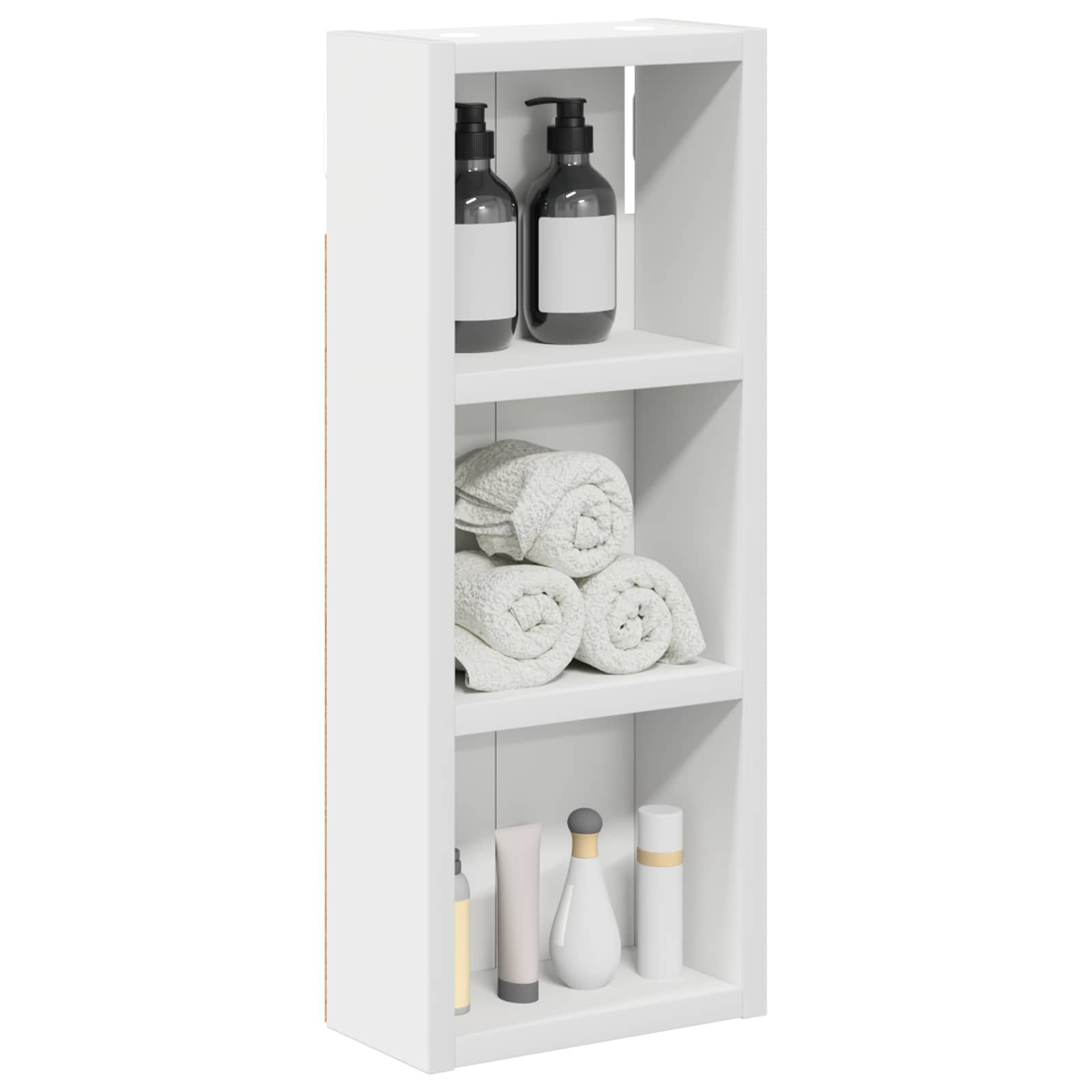 Armario de pared para baño 20 x 10 x 50 cm Madera de ingeniería