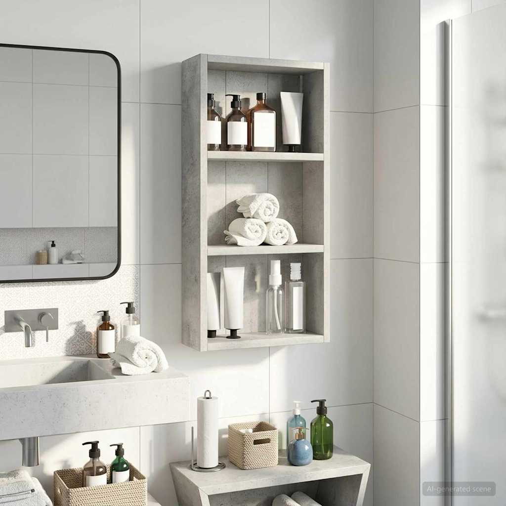 Armario de pared para baño 20 x 10 x 50 cm Madera de ingeniería
