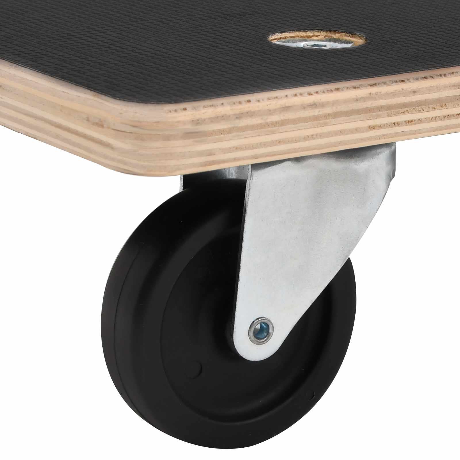 Carro de Transporte 6 pcs Gris Madera contrachapada