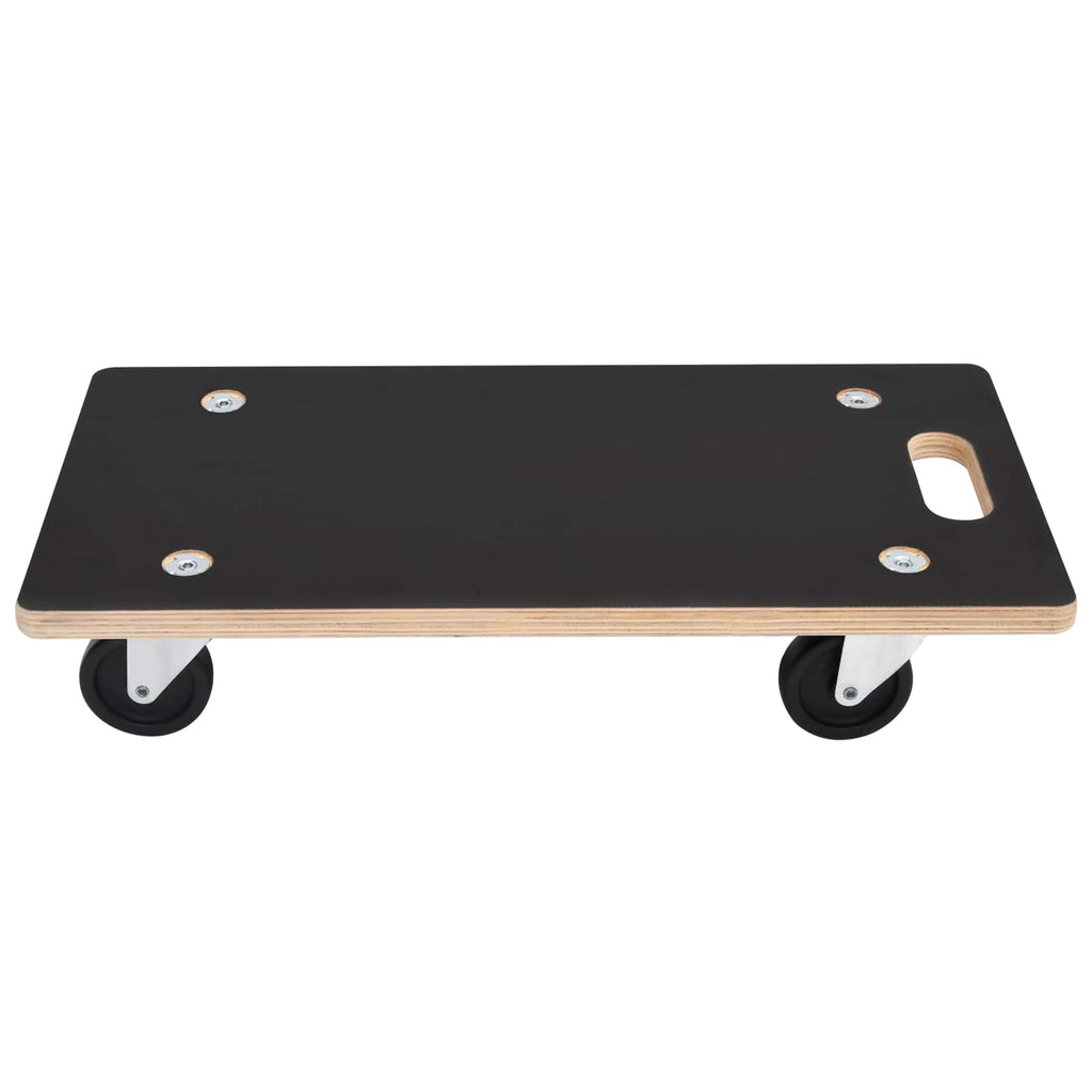 Carro de Transporte 6 pcs Gris Madera contrachapada