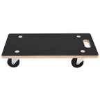 Carro de Transporte 6 pcs Gris Madera contrachapada