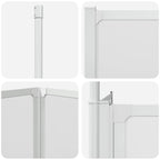 Mampara de baño Esmerilado 120 x 70 x 137 cm Aluminio