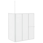 Mampara de baño Esmerilado 120 x 70 x 137 cm Aluminio