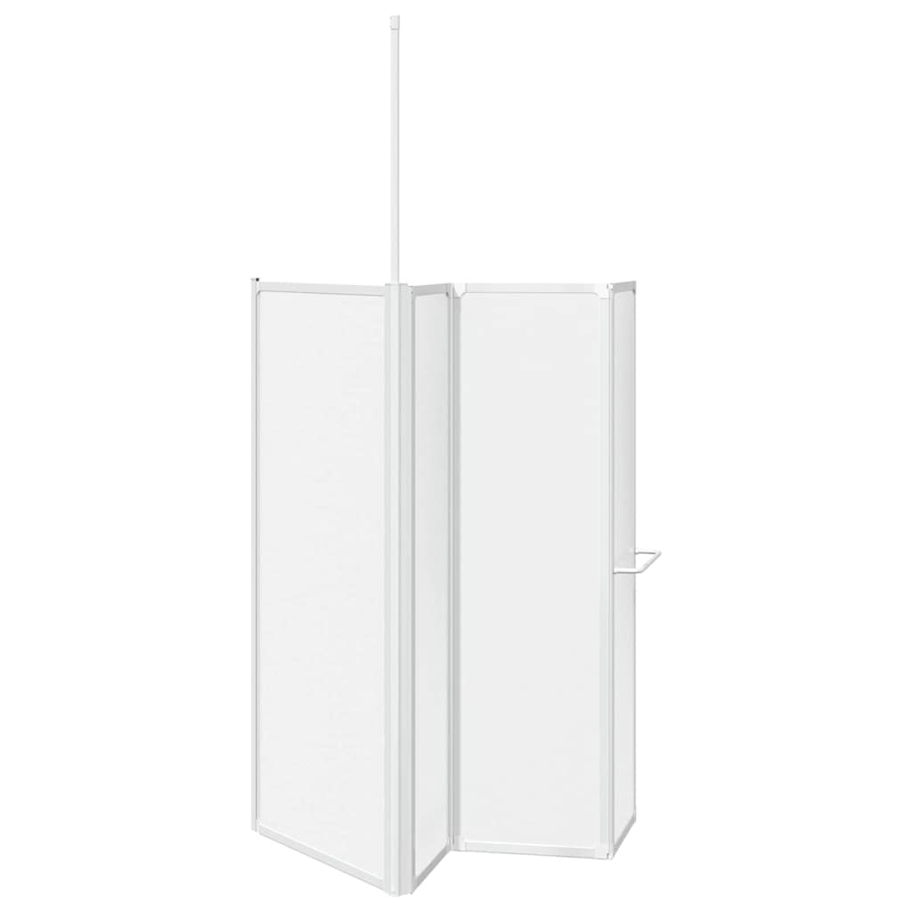 Mampara de baño Esmerilado 120 x 70 x 137 cm Aluminio