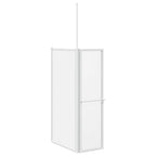 Mampara de baño Esmerilado 120 x 70 x 137 cm Aluminio