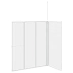 Mampara de baño Esmerilado 120 x 70 x 137 cm Aluminio