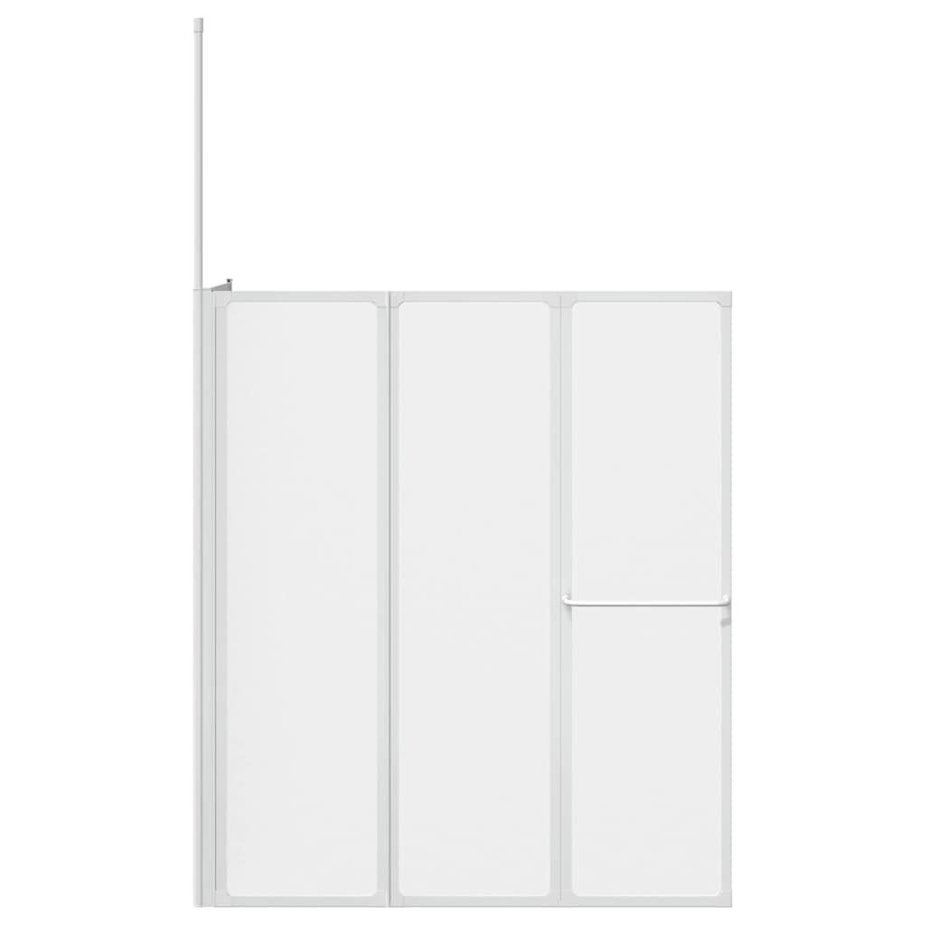 Mampara de baño Esmerilado 120 x 70 x 137 cm Aluminio