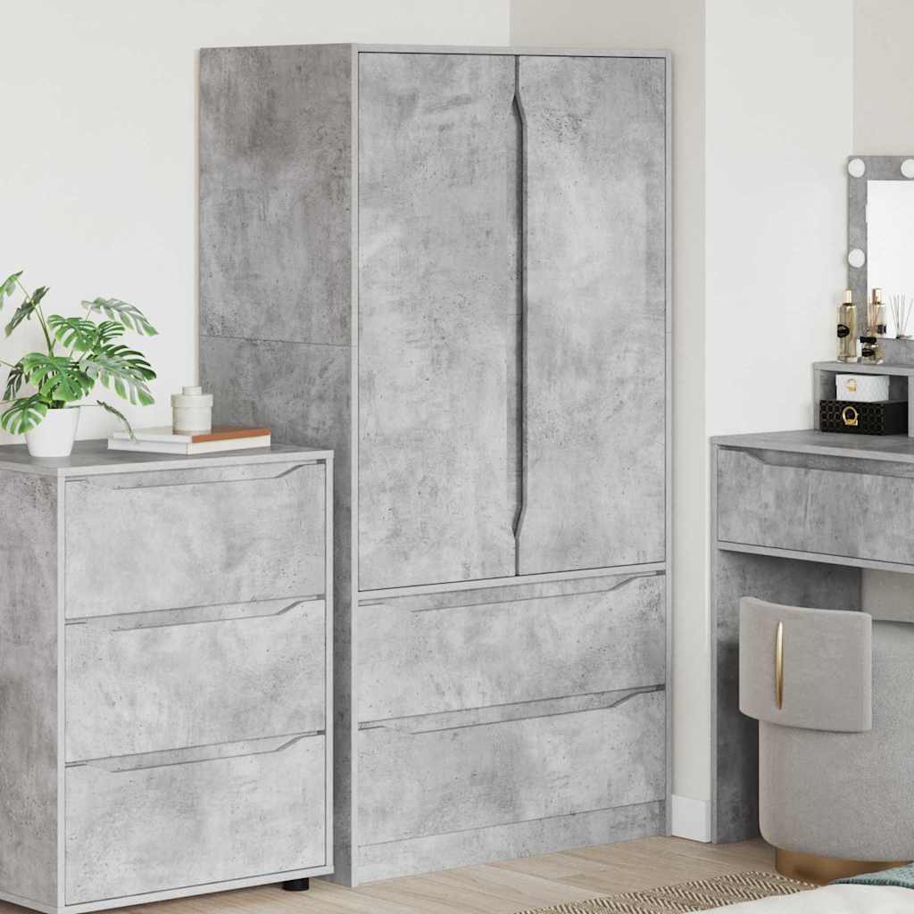 Armario Alto Brillo 79,5 x 49 x 156 cm Madera de ingeniería