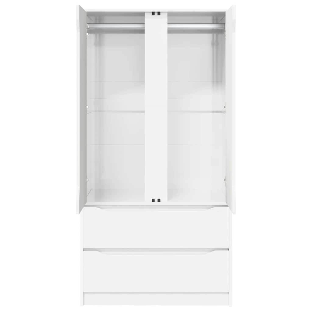 Armario Alto Brillo 79,5 x 49 x 156 cm Madera de ingeniería