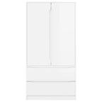 Armario Alto Brillo 79,5 x 49 x 156 cm Madera de ingeniería