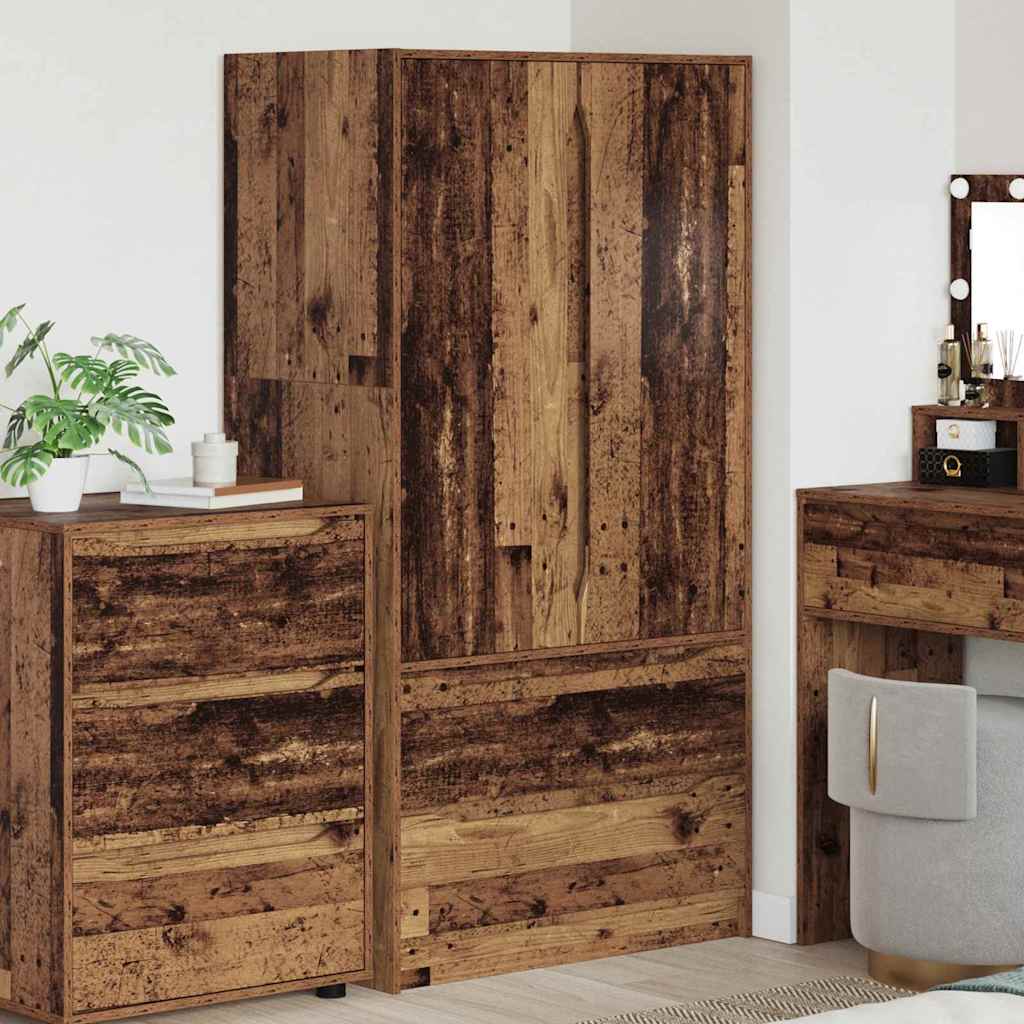 Armario Alto Brillo 79,5 x 49 x 156 cm Madera de ingeniería