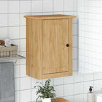 Gabinete de pared para baño BODO Marrón miel 44 x 30 x 60 cm