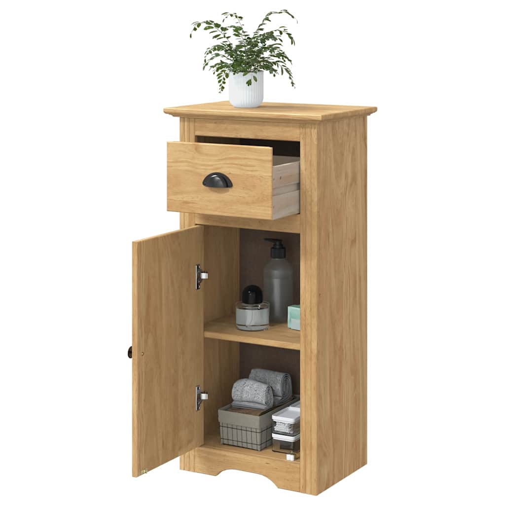 Gabinete de Baño con cajón BODO Marrón miel 44 x 30 x 90 cm