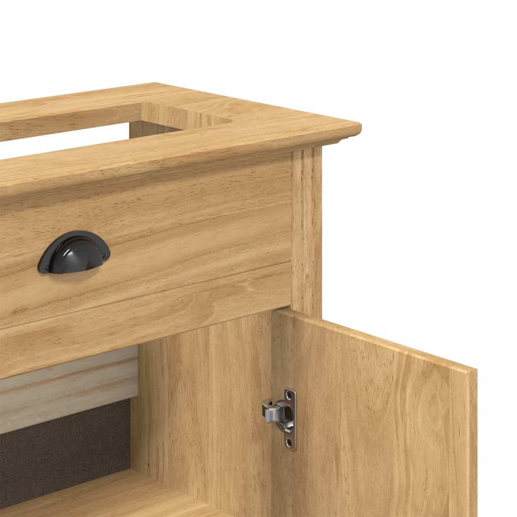 Gabinete de Baño con puerta BODO Marrón miel 70 x 35 x 80 cm