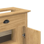 Gabinete de Baño con puerta BODO Marrón miel 70 x 35 x 80 cm