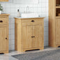 Gabinete de Baño con puerta BODO Marrón miel 70 x 35 x 80 cm