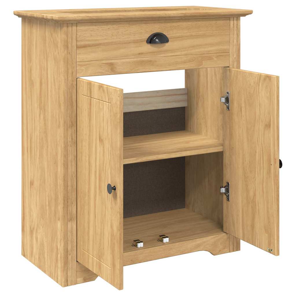 Gabinete de Baño con puerta BODO Marrón miel 70 x 35 x 80 cm