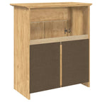 Gabinete de Baño con puerta BODO Marrón miel 70 x 35 x 80 cm