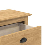Banco de pasillo con cajón BODO Marrón miel 118 x 40 x 50 cm