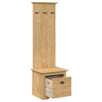 Gabinete de pasillo BODO Marrón miel 50 x 40 x 156,7 cm