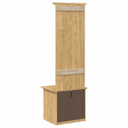 Gabinete de pasillo BODO Marrón miel 50 x 40 x 156,7 cm