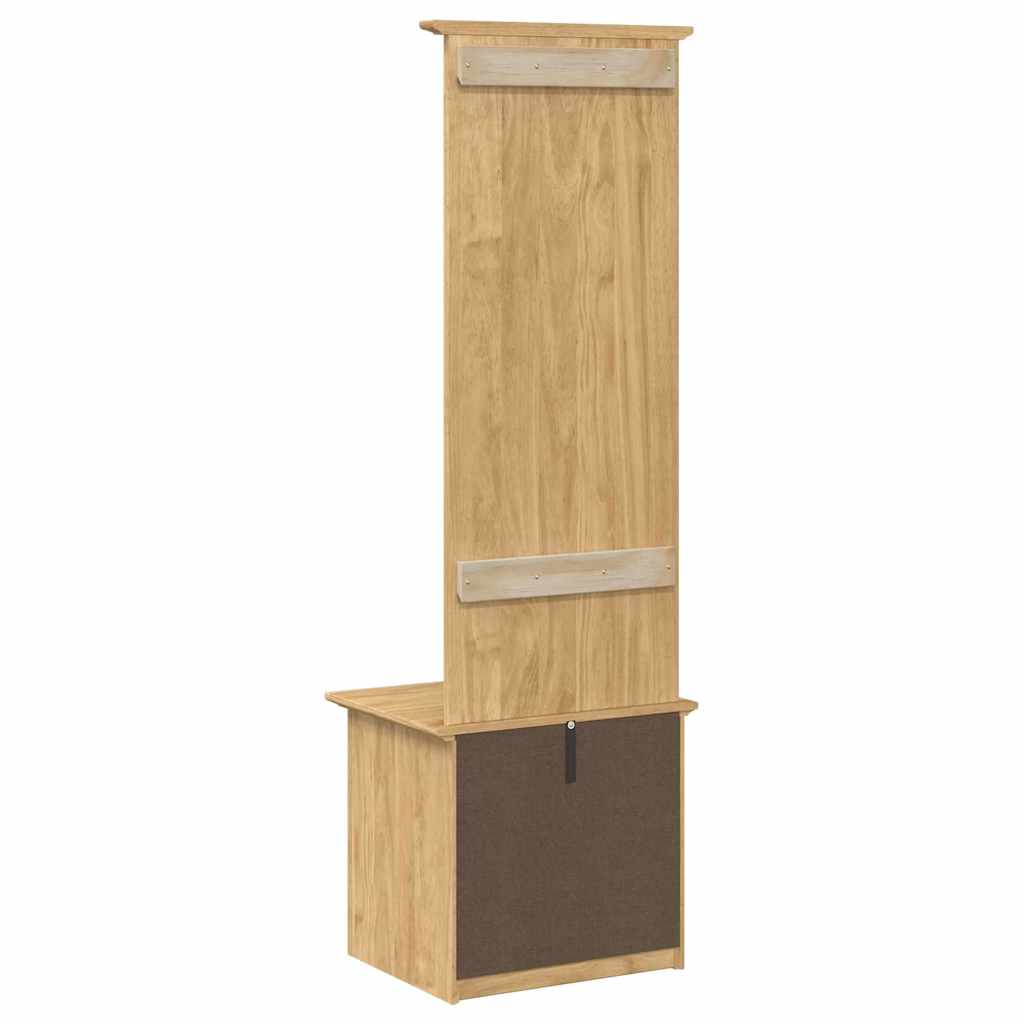 Gabinete de pasillo BODO Marrón miel 50 x 40 x 156,7 cm