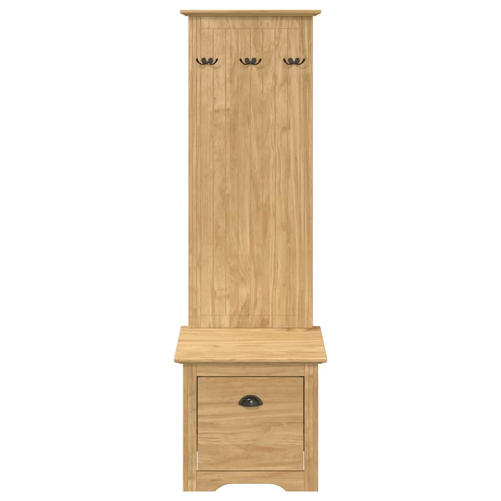Gabinete de pasillo BODO Marrón miel 50 x 40 x 156,7 cm