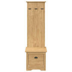 Gabinete de pasillo BODO Marrón miel 50 x 40 x 156,7 cm