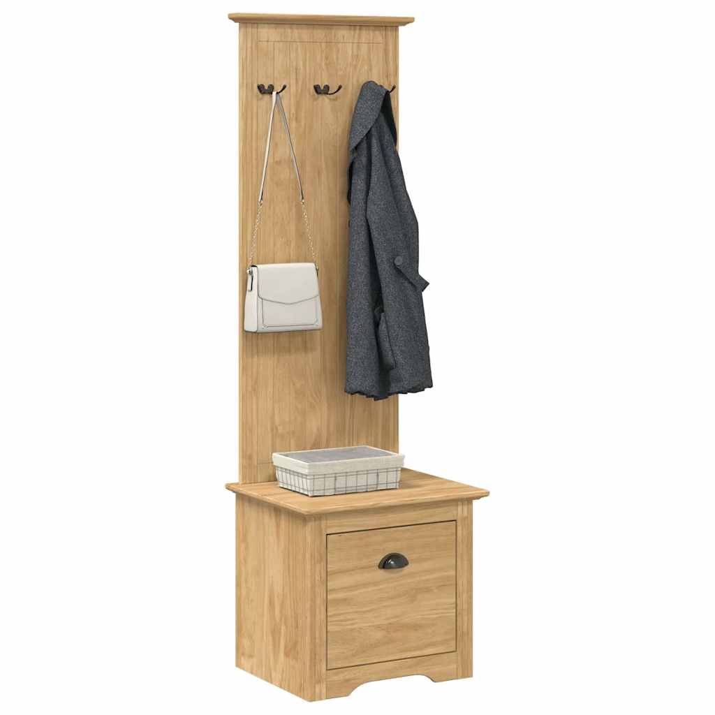 Gabinete de pasillo BODO Marrón miel 50 x 40 x 156,7 cm