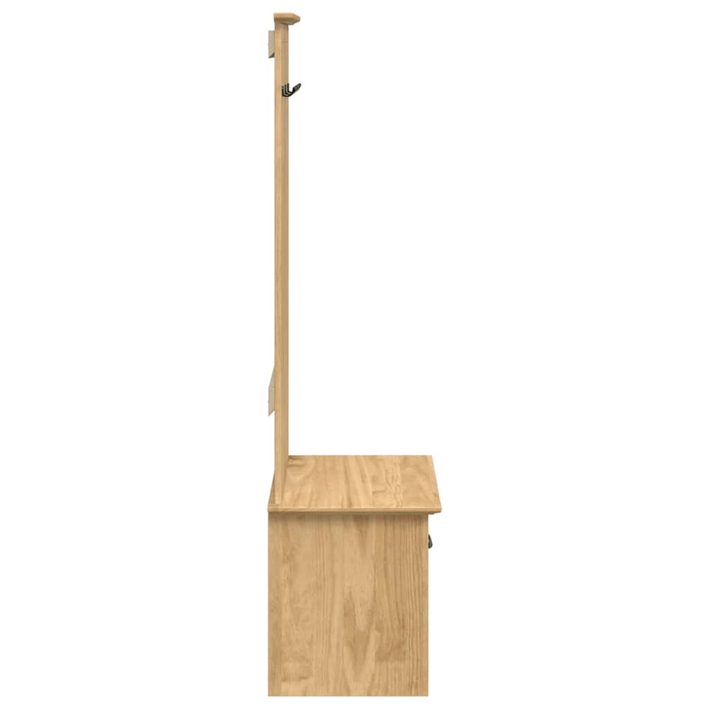 Gabinete de pasillo BODO Marrón miel 50 x 40 x 156,7 cm
