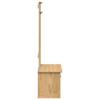Gabinete de pasillo BODO Marrón miel 50 x 40 x 156,7 cm