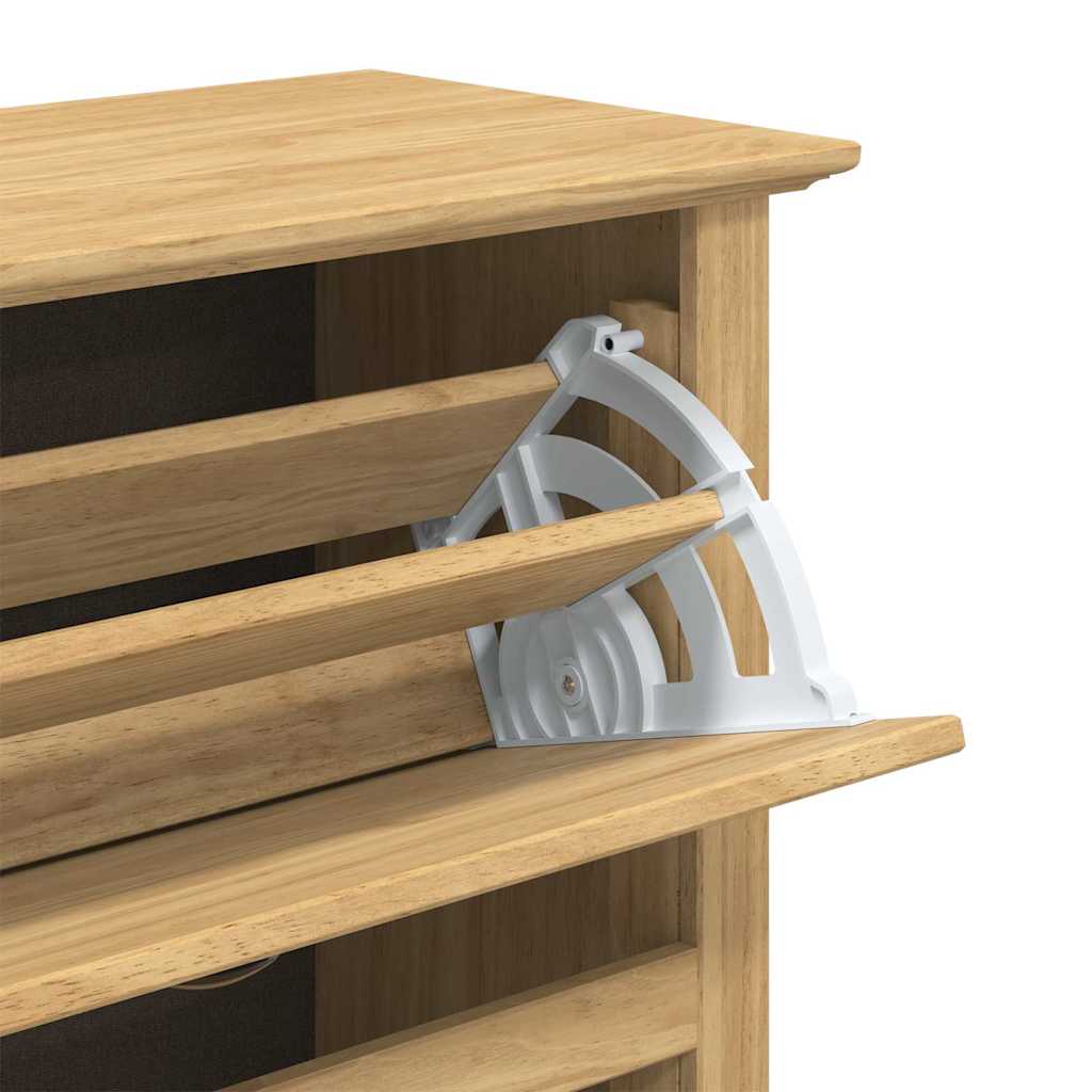 Zapatero BODO Marrón miel 80 x 35 x 118 cm Madera contrachapada