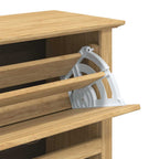 Zapatero BODO Marrón miel 80 x 35 x 118 cm Madera contrachapada
