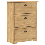 Zapatero BODO Marrón miel 80 x 35 x 118 cm Madera contrachapada